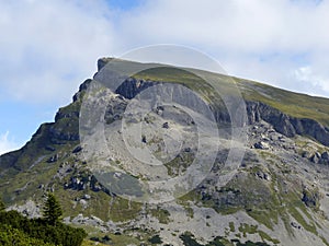 Hoher Ifen mountain tour in Allgau Alps, Bavaria, Germany