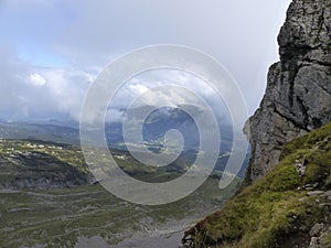 Hoher Ifen mountain tour in Allgau Alps, Bavaria, Germany