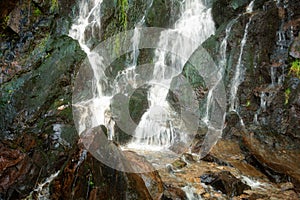 Hohwald waterfall, Vosges, France. Generic falls landscape