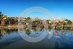 An Hoi Bridge and Thu Bon River