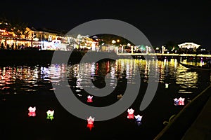 Hoi An by night with lampions - Vietnam Asia