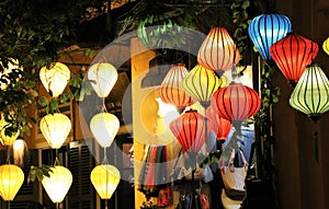 Hoi An by night with lampions - Vietnam Asia