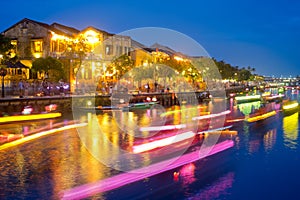 Hoian, an tourist attraction at night