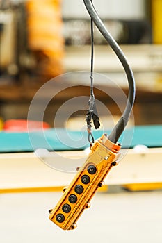 Hoist and crane pendant control box photo