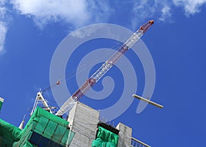 Hoist crane working photo