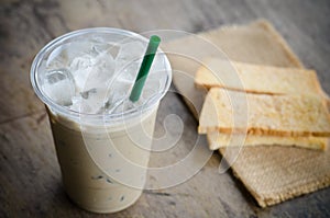 Hojicha ice tea