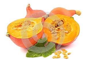 Hokaido pumpkin and seeds.