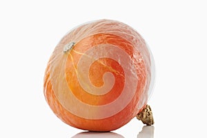 Hokaido pumpkin on white background