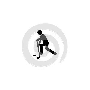 hokey icon on white background