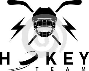 HOKEY TEAM LOGO DESIGN VECTOR
