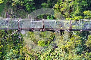 Hokitika Gorge swingbridge