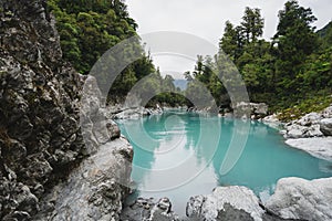 Hokitika Gorge turquoise glacier water