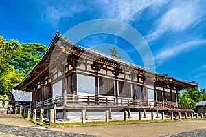 Hokke-do hall of Todai-ji temple in Nara