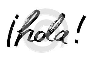 Hola! - Modern calligraphy photo