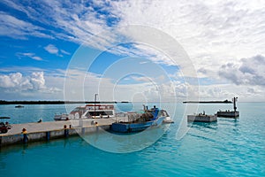 Holbox island port in Quintana Roo Mexico