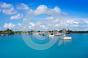 Holbox island port in Quintana Roo Mexico
