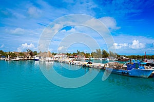 Holbox island port in Quintana Roo Mexico photo