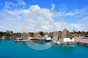 Holbox island port in Quintana Roo Mexico