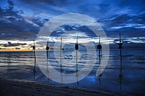 Holbox Island Silhoutte Letters