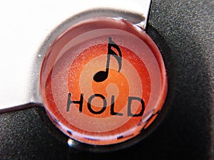 Hold button