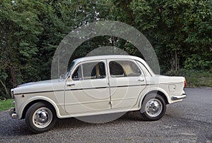 An hold Fiat 500 historical car