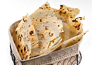 Holder of thin crisp Sardinian Pane Carasau