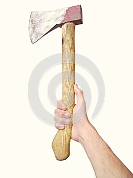 Holding ax