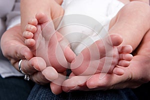 Holding Baby Feet