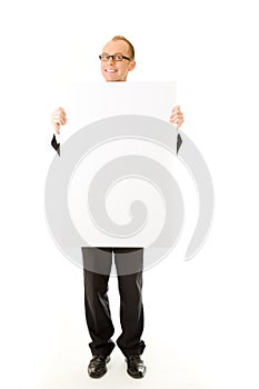 Holding a blank board
