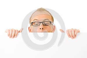 Holding a blank board