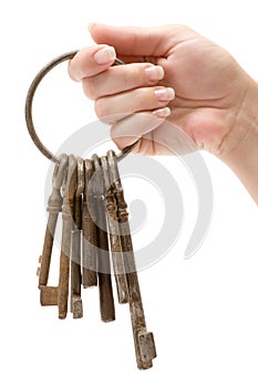 Holding a Bunch of Rusty Keys