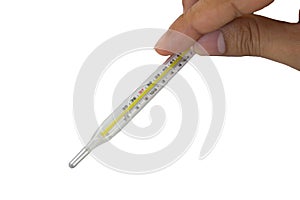 Holding clinical thermometer