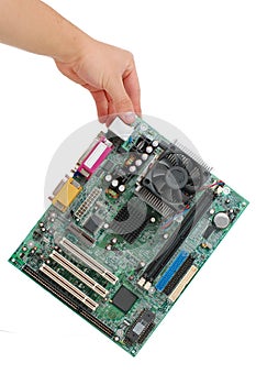 Holding Computer main-board