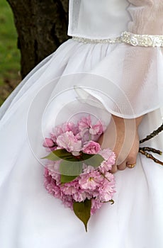 Holding Flowers