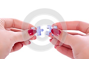 Holding Jigsaw Puzzle