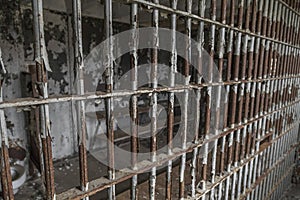 Holding tank in an abandoned jailhouse