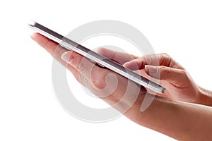 Holding touch screen tablet