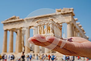 Holds a replica of the Parthenon, in Athens