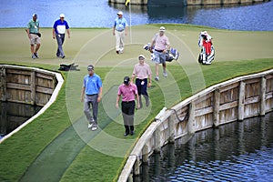 Hole 17 at The Players Championship 2012