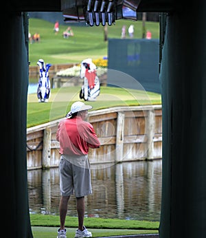 Hole 17 at The Players Championship 2012