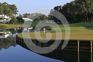 Hole 17 at The Players Championship 2012