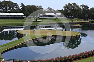Hole 17 at The Players Championship 2012