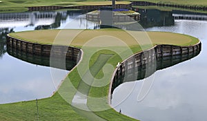Hole 17, TPC Sawgrass golf, Ponte Vedra, FL