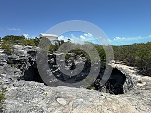 The Hole in Providenciales in the Turks and Caicos Islands photo