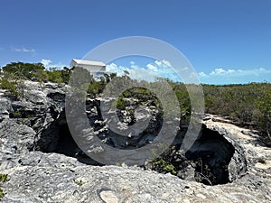 The Hole in Providenciales in the Turks and Caicos Islands photo