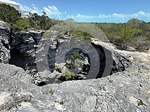 The Hole in Providenciales in the Turks and Caicos Islands photo