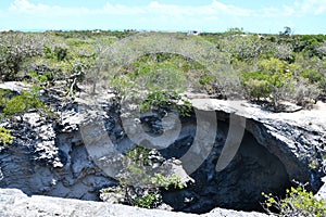 The Hole in Providenciales in the Turks and Caicos Islands photo
