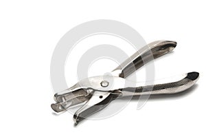 Hole punch - White background