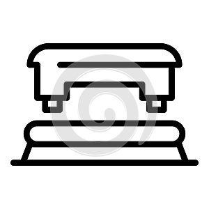 Hole puncher icon, outline style
