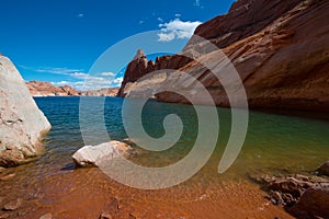 Hole in the Rock Beach Glen Canyon Utah